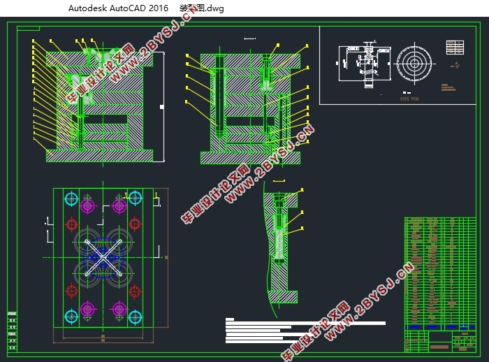 HTD16塑料斜齿轮注射成型工艺分析与模具设计(含CAD图,UG三维图)
