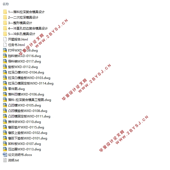 SL—WK20118S52成形工艺研究与模具设计(含CAD图,五副模具PROE三维图)