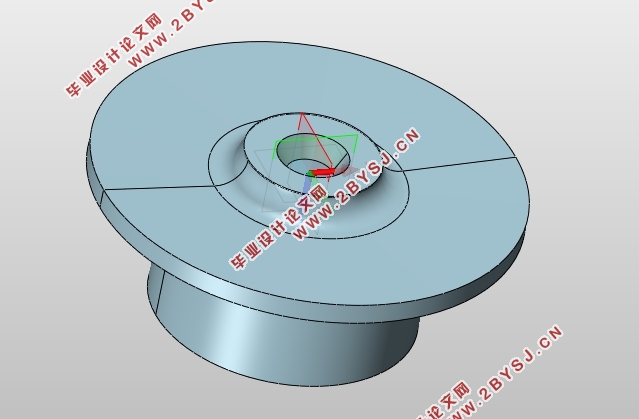 自行车花盘冷精锻工艺与模具结构设计(含PROE三维图)
