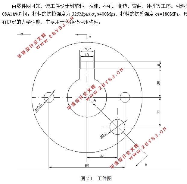 前壳加强板冲压工艺与模具设计(含CAD零件图装配图)
