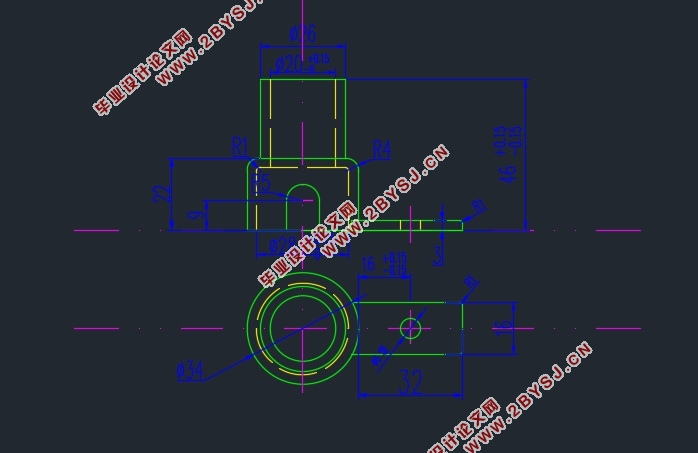 连接件塑料注塑模具设计及热分析(含CAD零件图装配图)