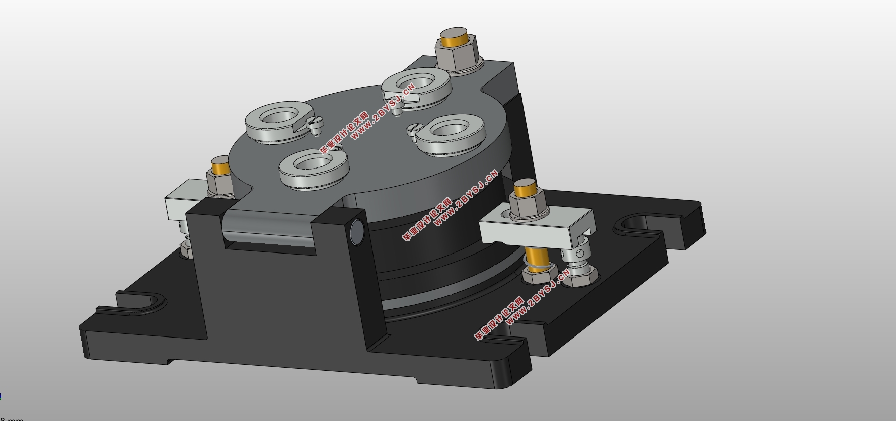 法兰盘钻孔夹具设计(含CAD零件夹具装配图,SolidWorks三维图)