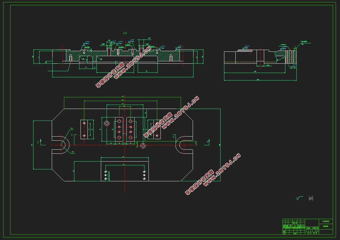 蜗轮蜗杆减速器壳体加工工艺及夹具设计(含CAD夹具图装配图)