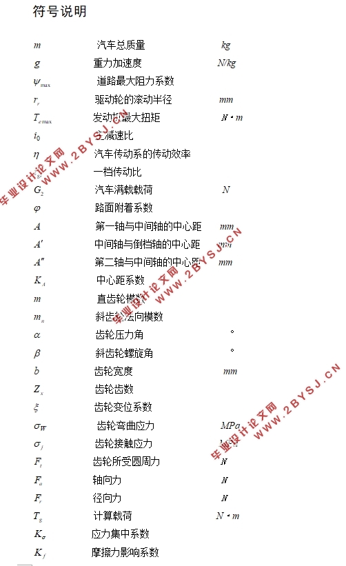 轿车五档FR式手动变速箱设计(含CAD零件图装配图)