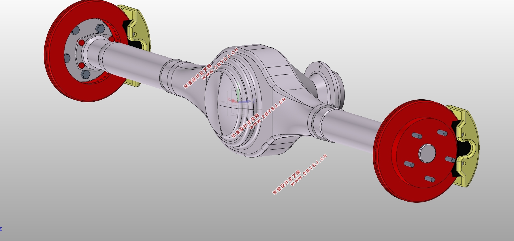 五菱宏光驱动桥设计(含CAD零件图装配图,SolidWorks三维图)
