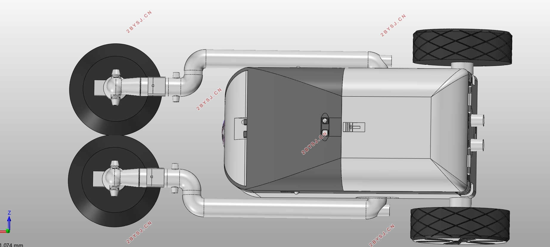 空调管道清洁机器人设计(含CAD零件图装配图,SolidWorks三维图)