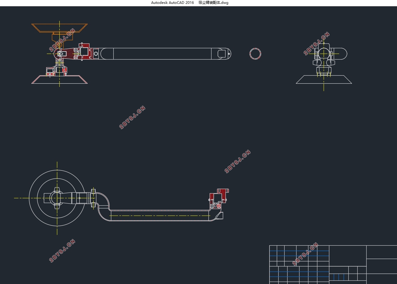 空调管道清洁机器人设计(含CAD零件图装配图,SolidWorks三维图)