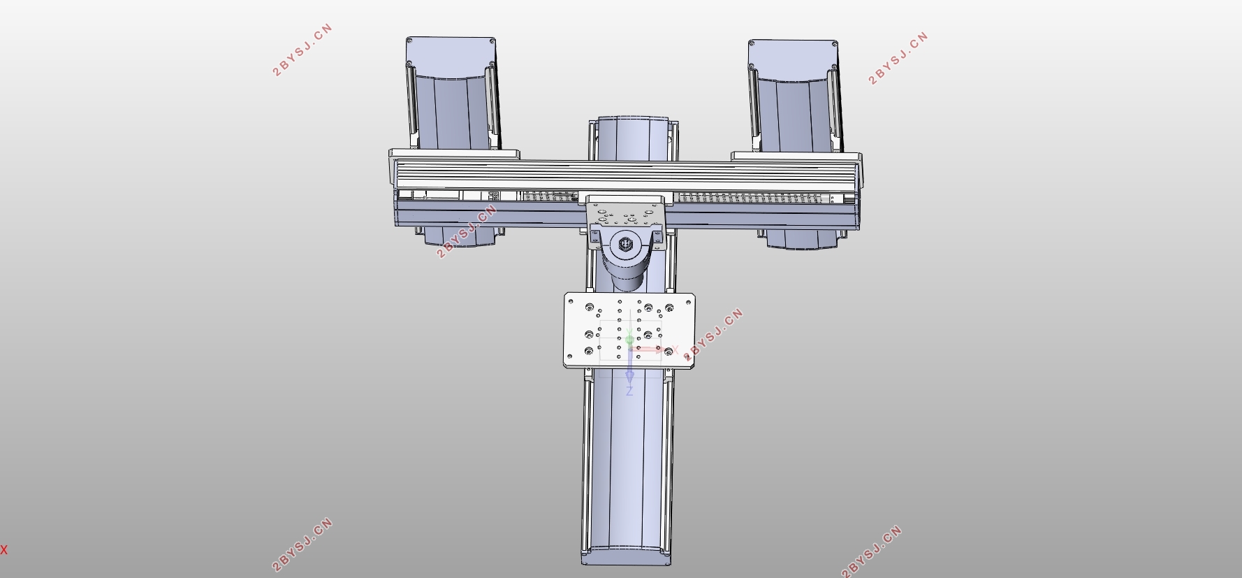小型龙门铣床试验台设计(含SolidWorks三维图)