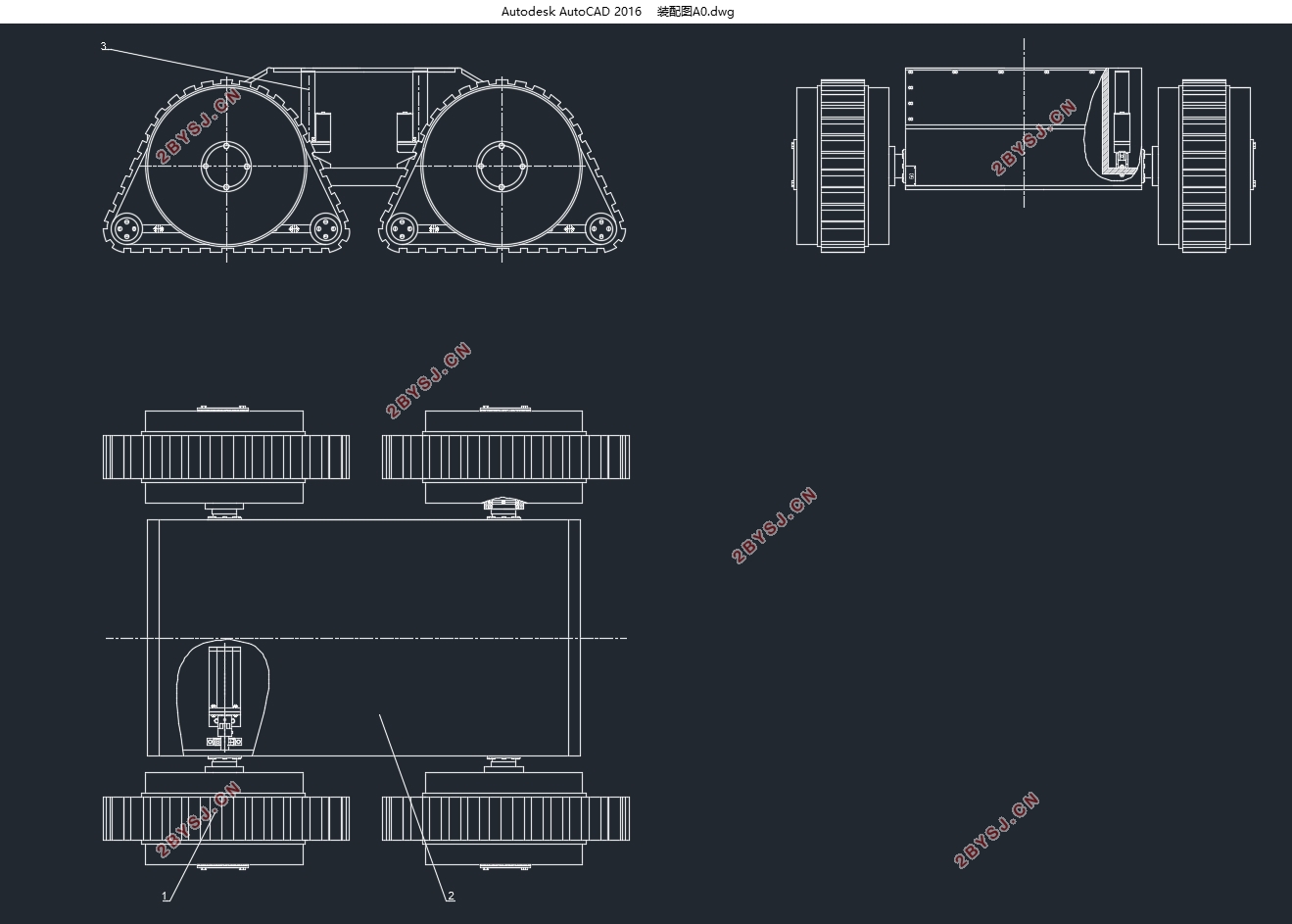 智能消毒机器人的移动结构设计(含CAD零件图装配图,SolidWorks三维图)