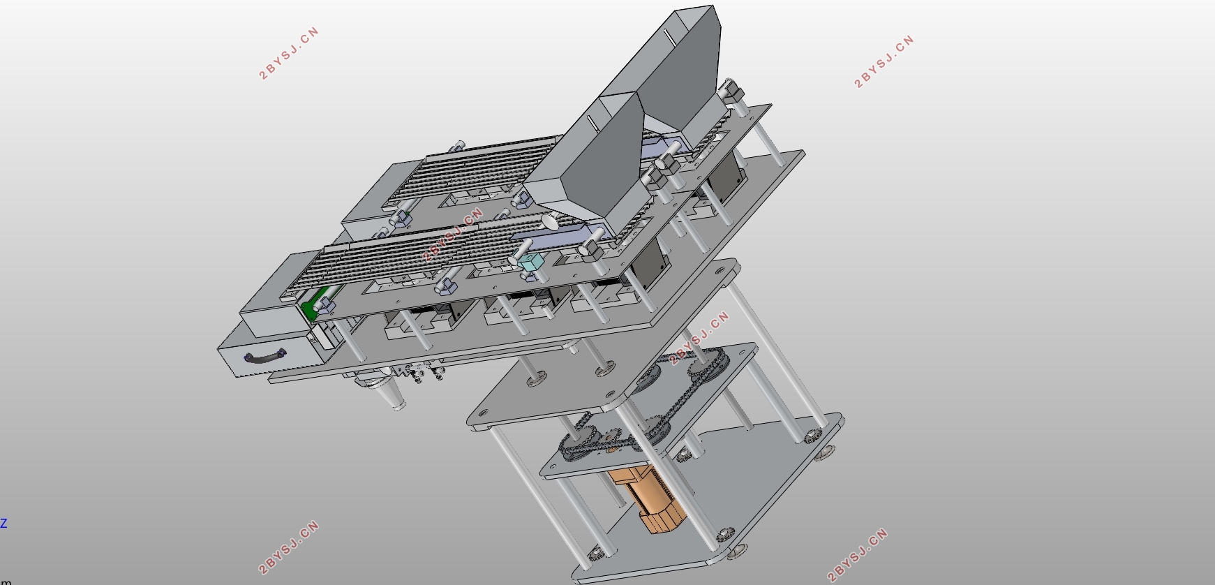 光电数粒机的设计与研究(含CAD图,SolidWorks三维图)