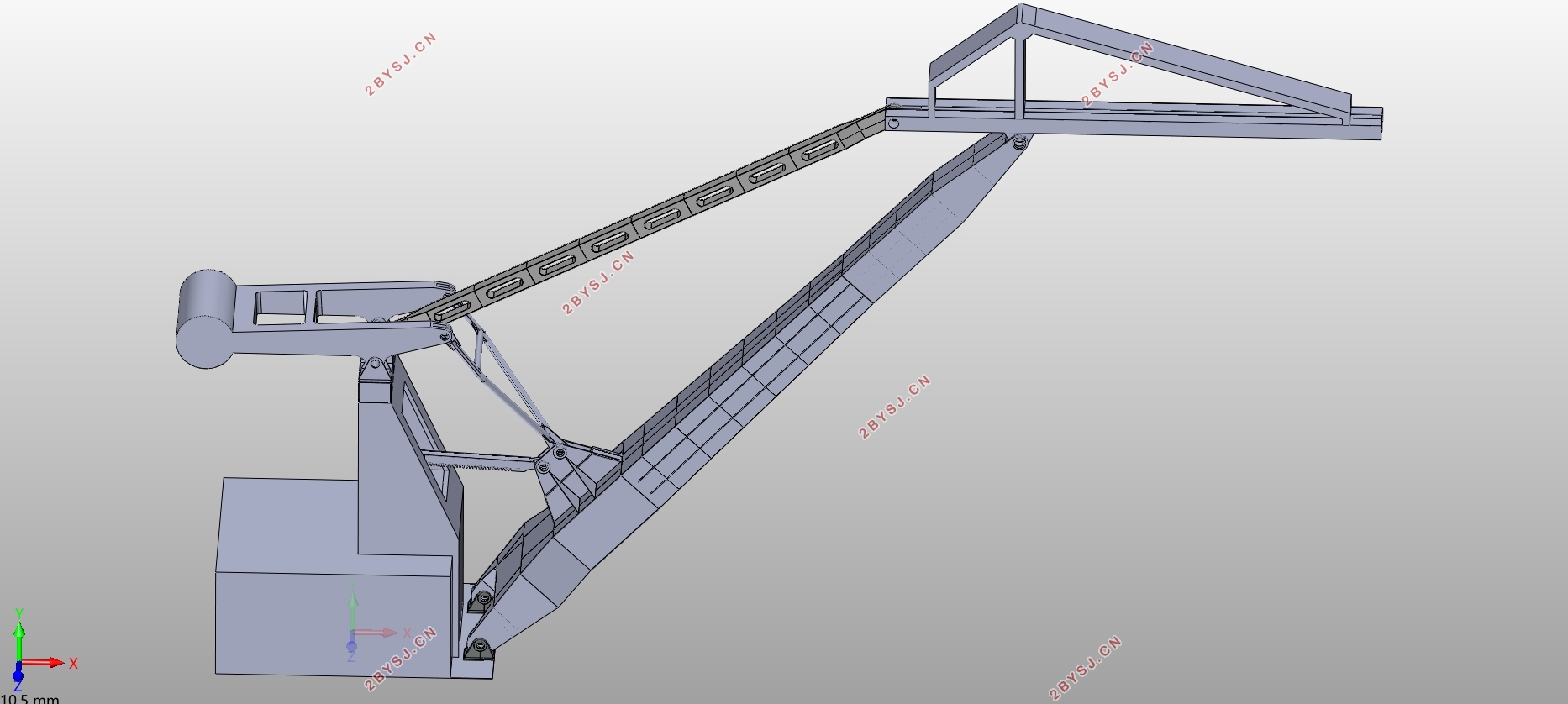 MQ4033门座式起重机总体及臂架系统设计(含CAD图,SolidWorks三维图)