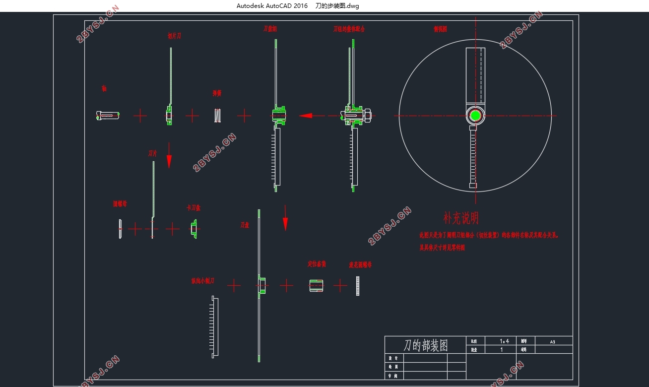 蔬菜切丝机设计(含CAD零件图装配图)