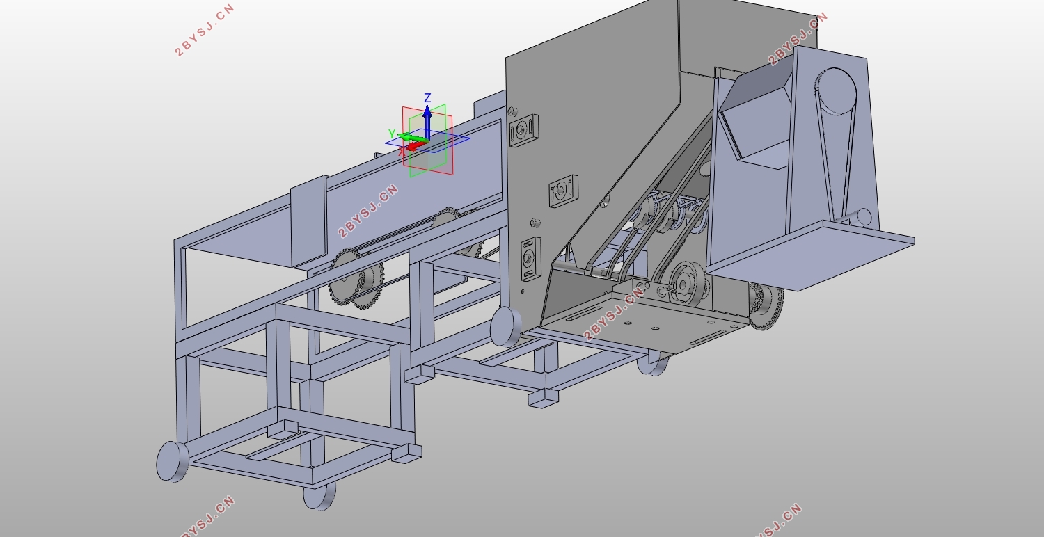 竹筷制造一体机的设计(含CAD零件图装配图,SolidWorks三维图)