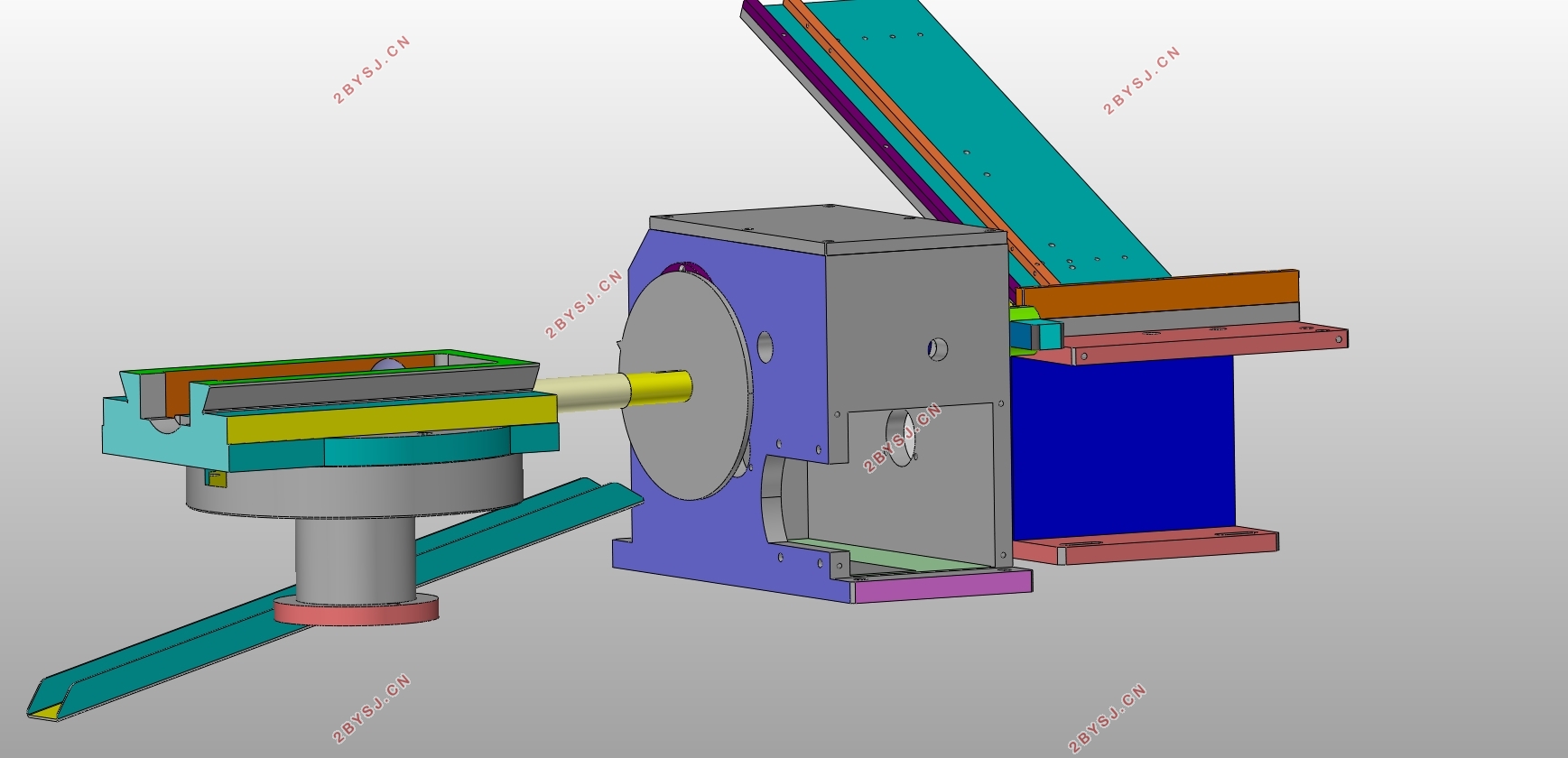 �ݶ�ϳ�ۻ������(��CAD���ͼװ��ͼ,SolidWorks��άͼ)