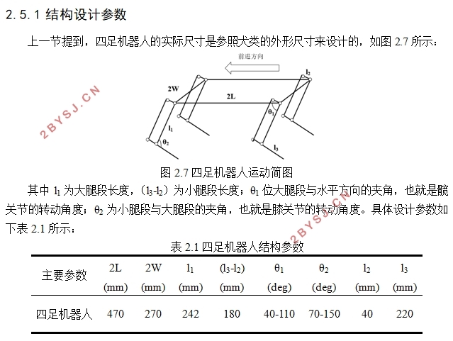 四足机器人机构及其控制系统的设计(含CAD装配图,SolidWorks三维图)