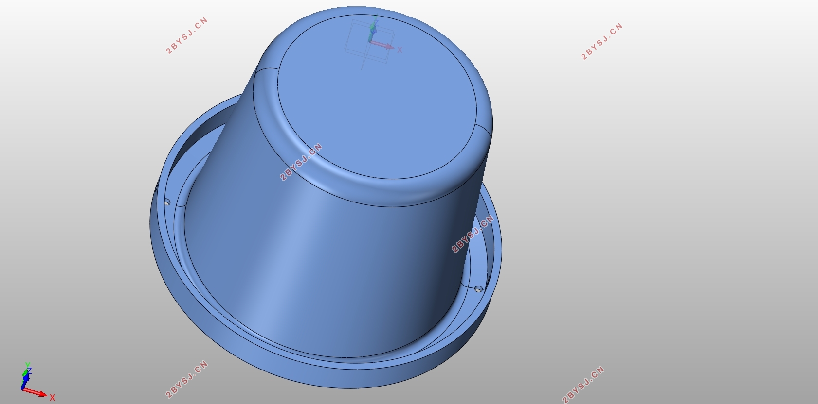 塑料花盆注塑模具的设计(含CAD零件图装配图,UG三维图)