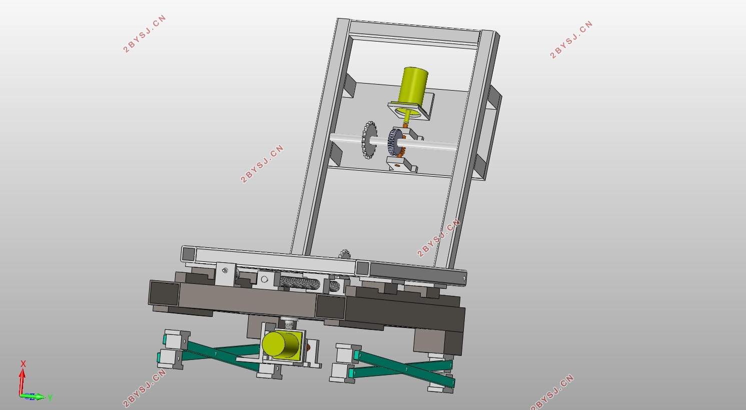 驾驶室座椅调节装置设计(含CAD零件图装配图,SolidWorks三维图)