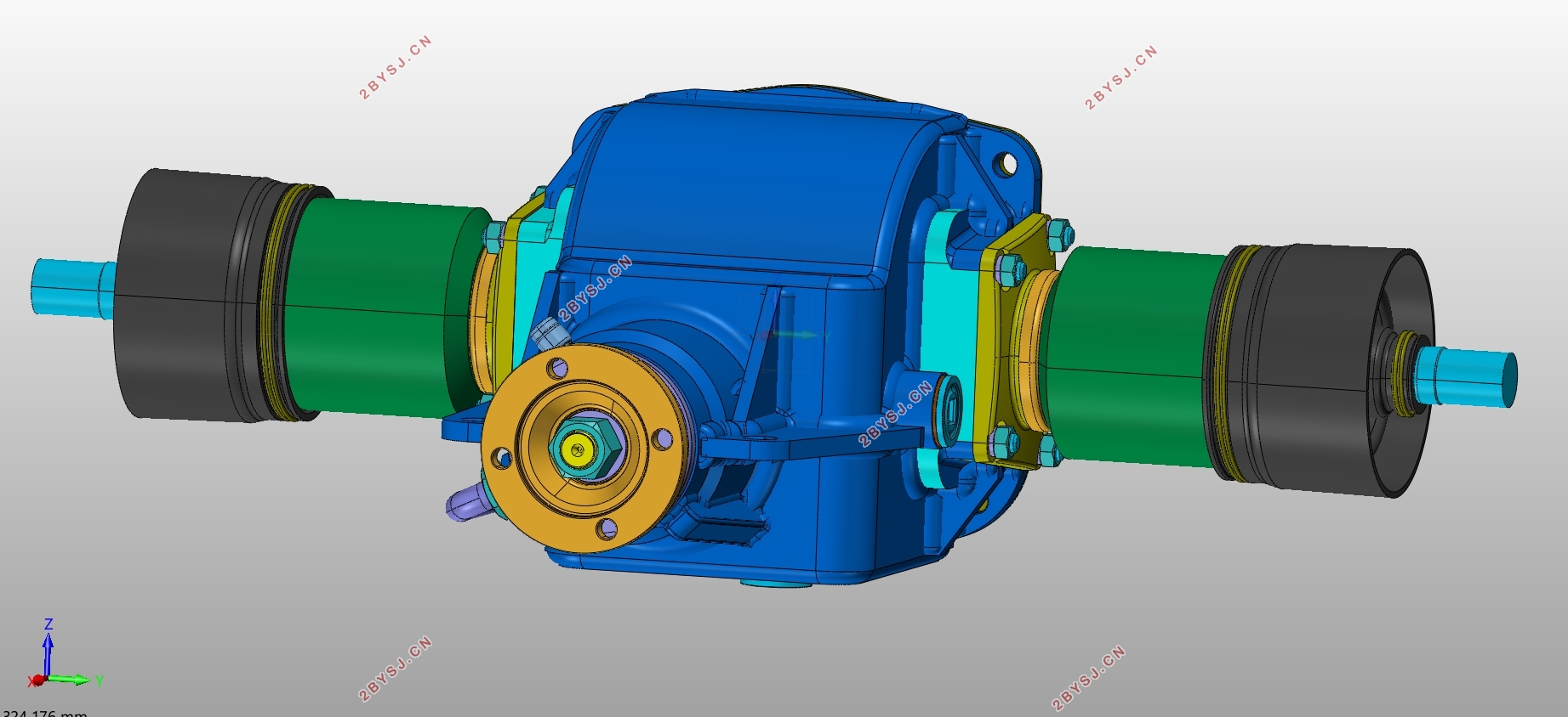 1.6γDrive axle design for 1.6 liter sedan(Ӣ)(CADͼװͼ)