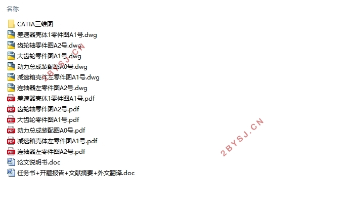 江铃E200纯电动轿车动力总成设计(含CAD零件图装配图,CATIA三维图)