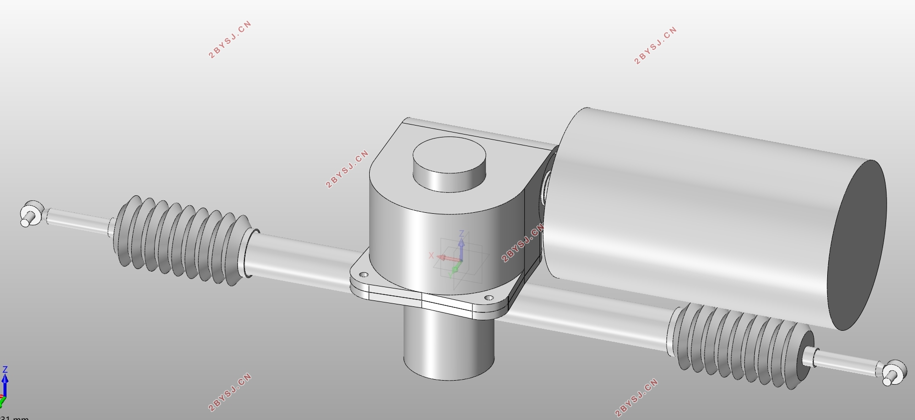 智能车自主转向系统设计(含CAD图,SolidWorks三维图)