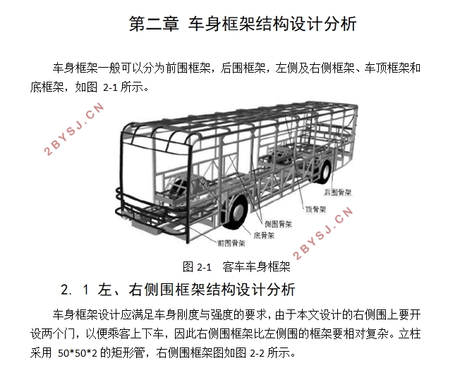 电动汽车框架车身设计及分析(含CAD图,CATIA三维图)