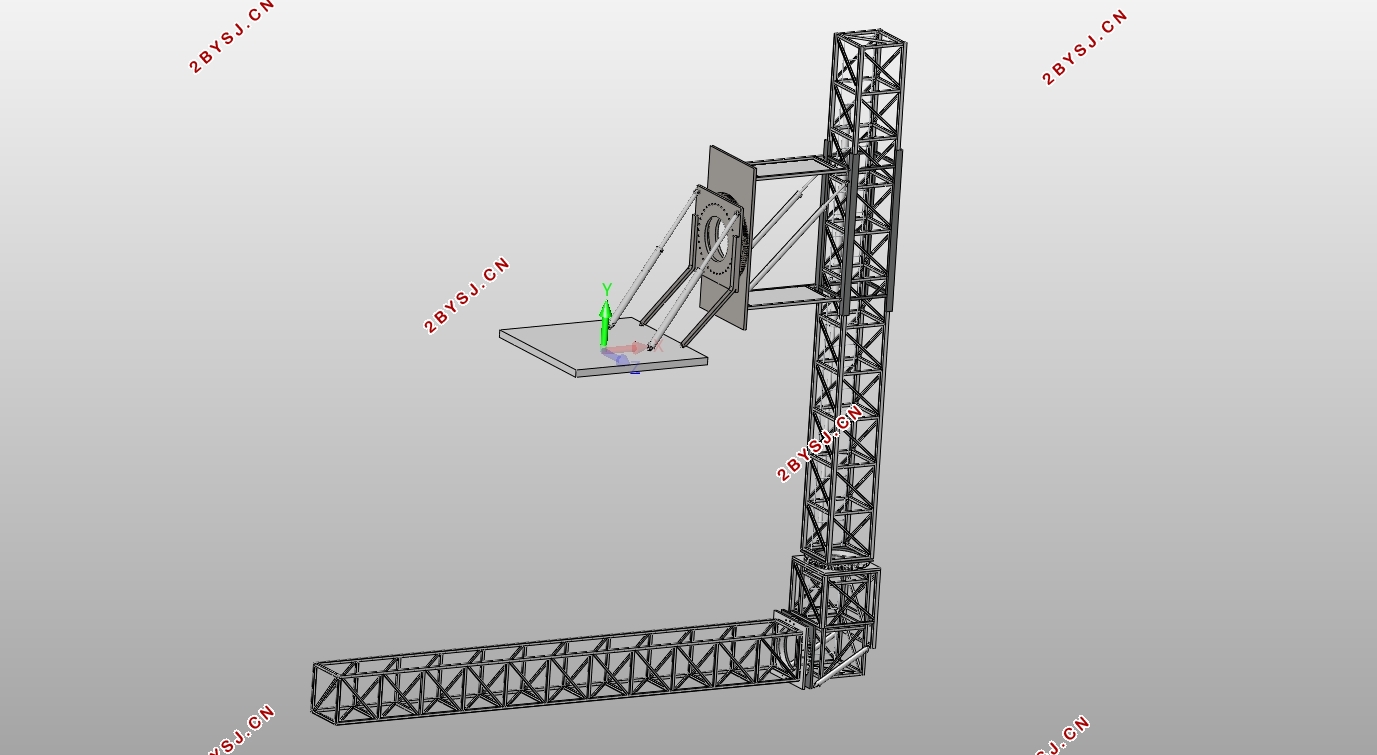 简易升降机械手设计及三维建模(含CAD图,SolidWorks三维图)