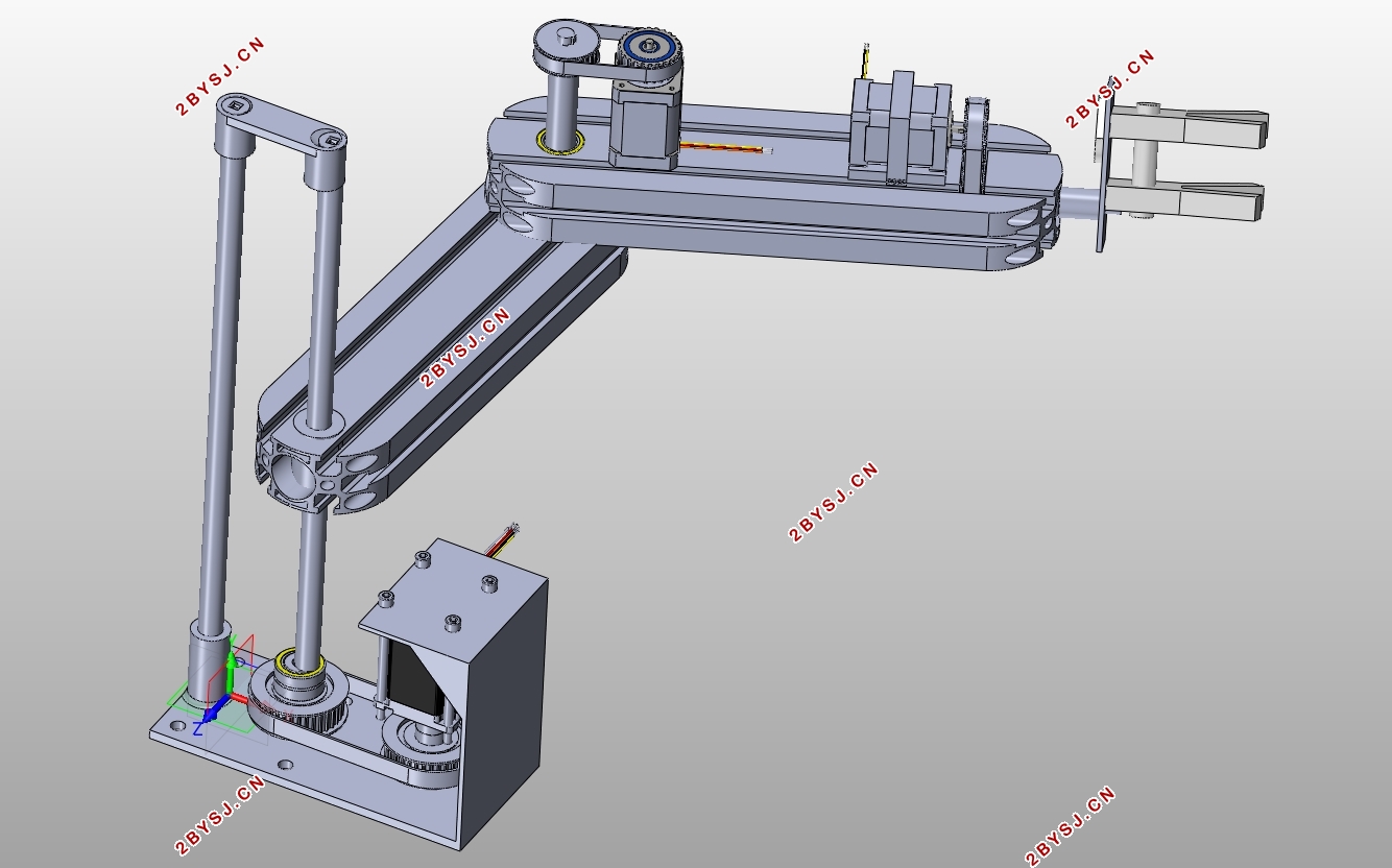 棉花采集机械手的设计(含CAD零件图装配图,SolidWorks三维图)