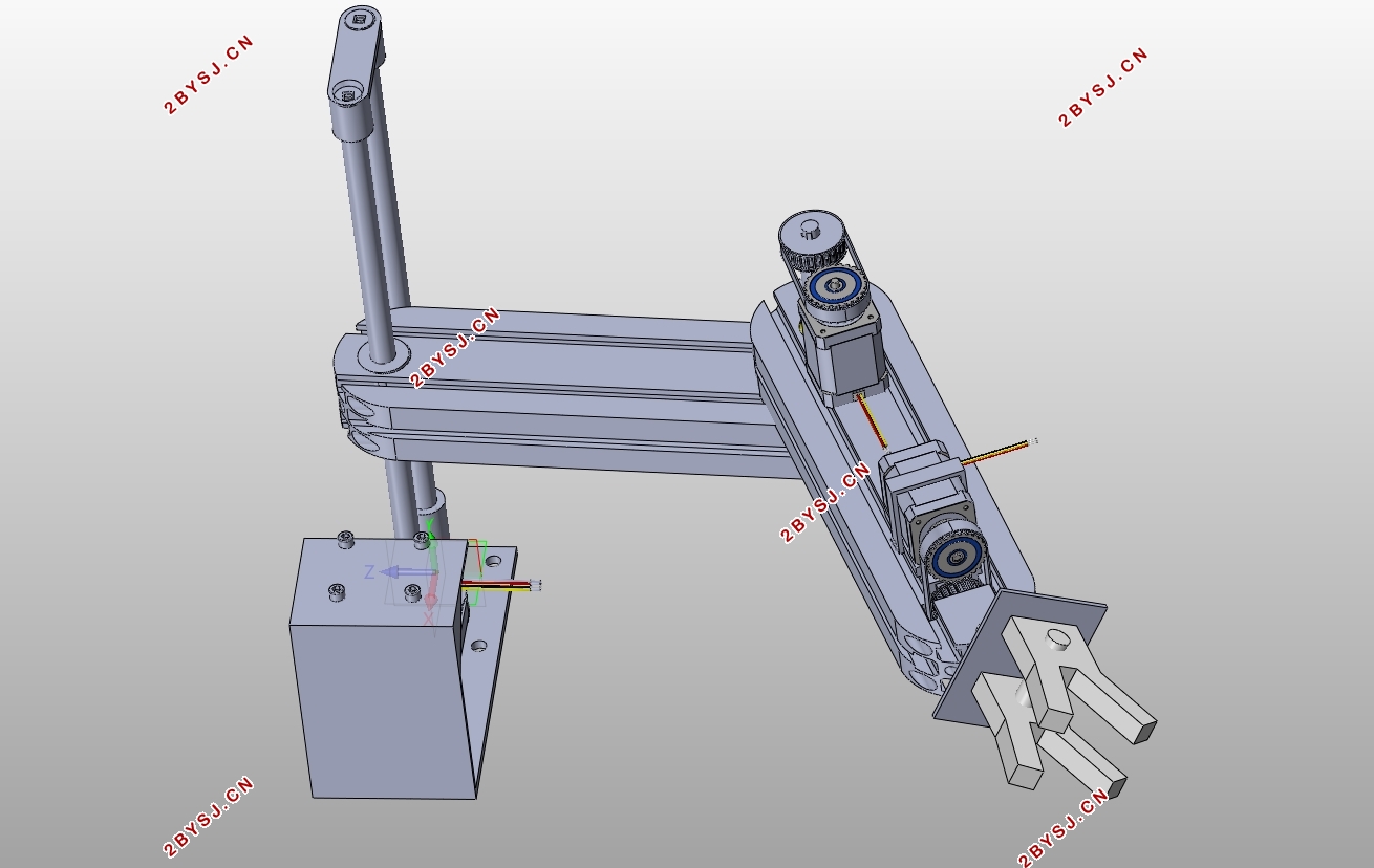 棉花采集机械手的设计(含CAD零件图装配图,SolidWorks三维图)