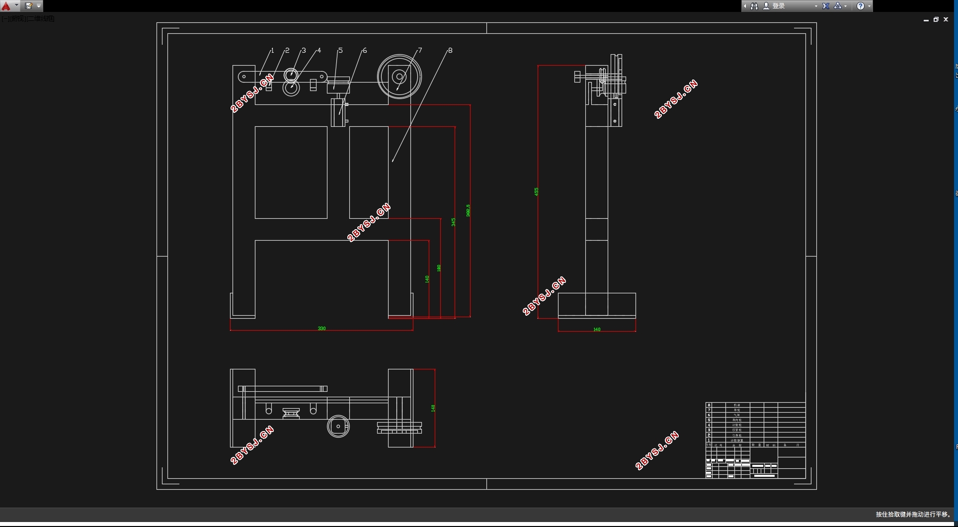 张力机构计米机构设计(含CAD零件图装配图,SolidWorks三维图)