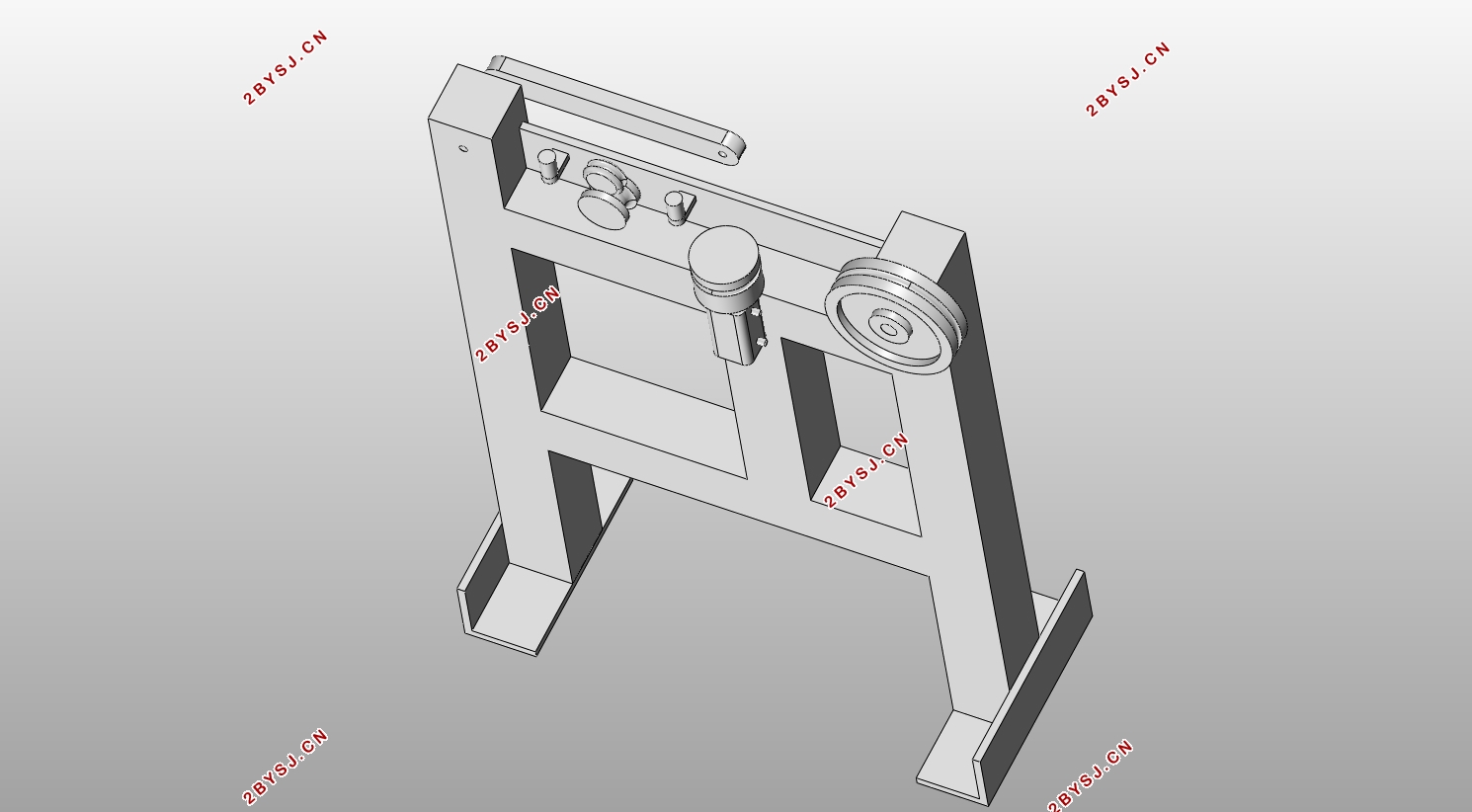 张力机构计米机构设计(含CAD零件图装配图,SolidWorks三维图)