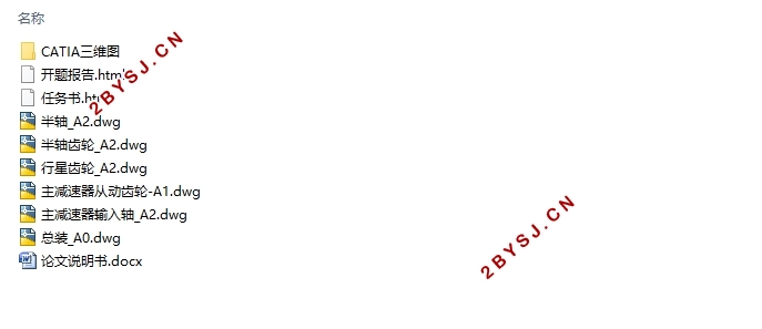 东风猛士EQ2050B的驱动桥设计(含CAD零件图装配图,CATIA三维图)