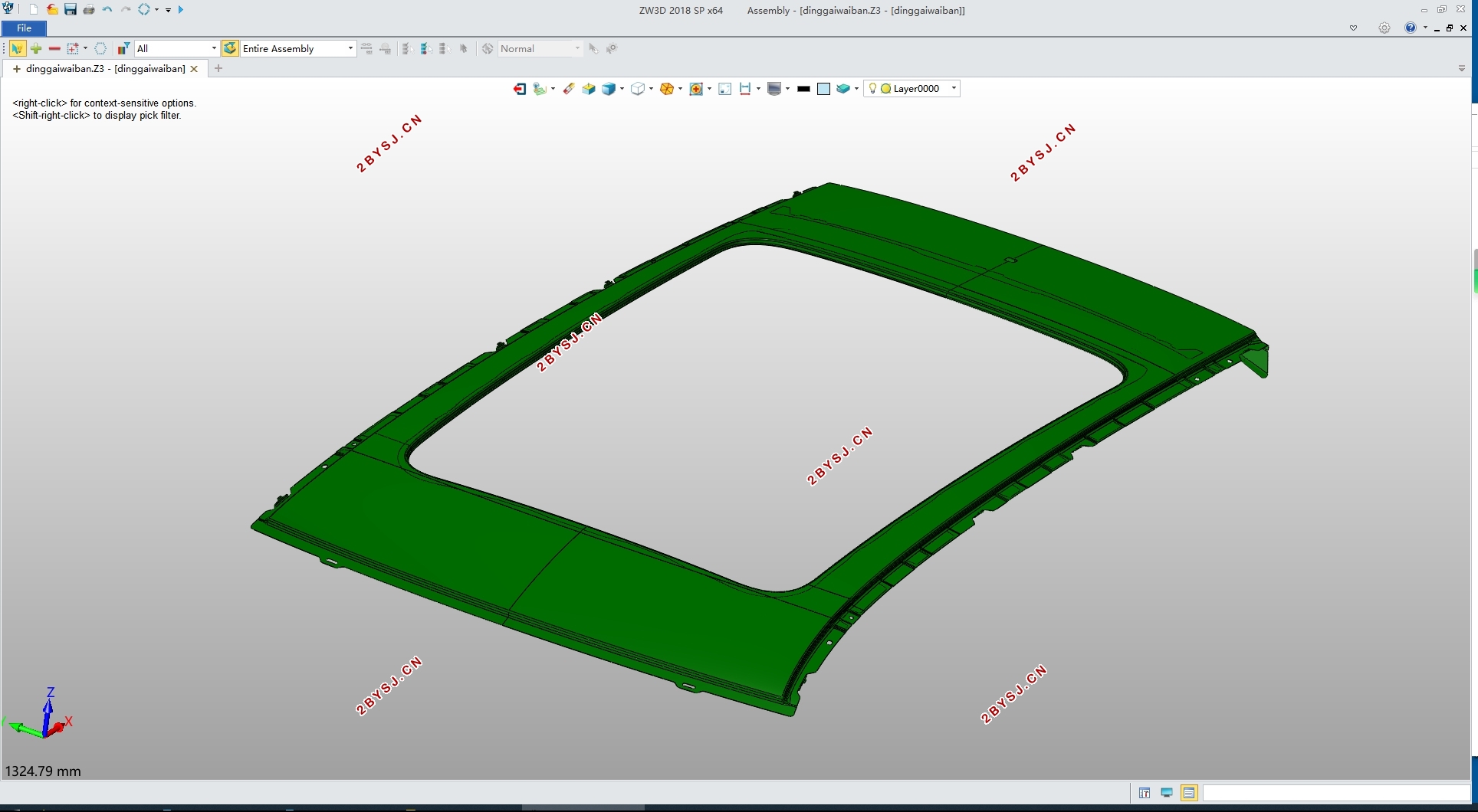 ����ĳSUVȫ���촰����ȱ�ݷ������Բ�(��CADͼ,CATIA��άͼ)