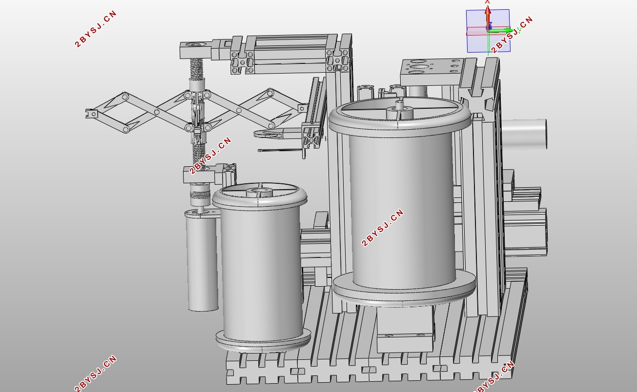 涡流绕线绕制装置设计(含CAD装配图,SolidWorks三维图)