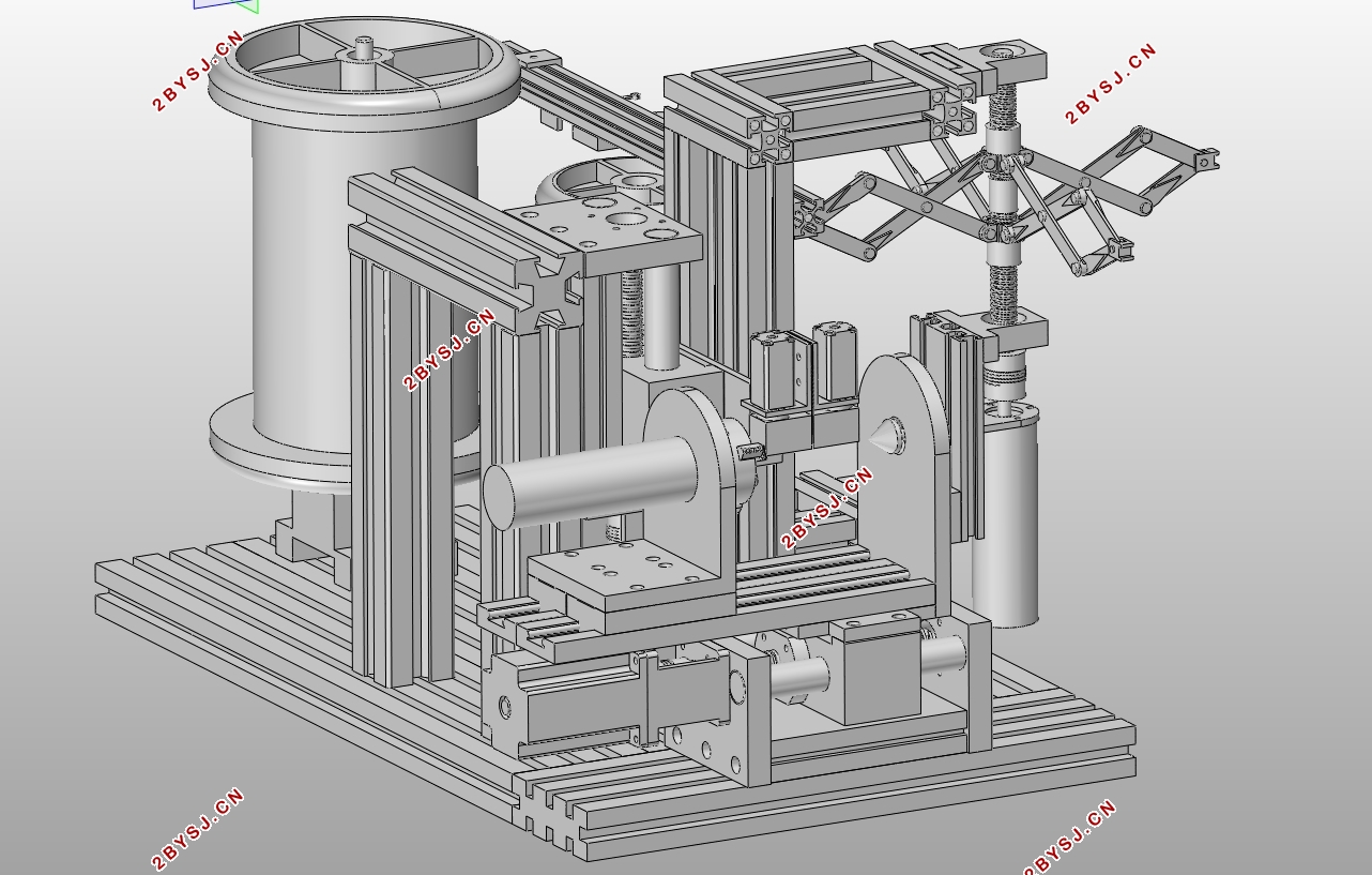 涡流绕线绕制装置设计(含CAD装配图,SolidWorks三维图)