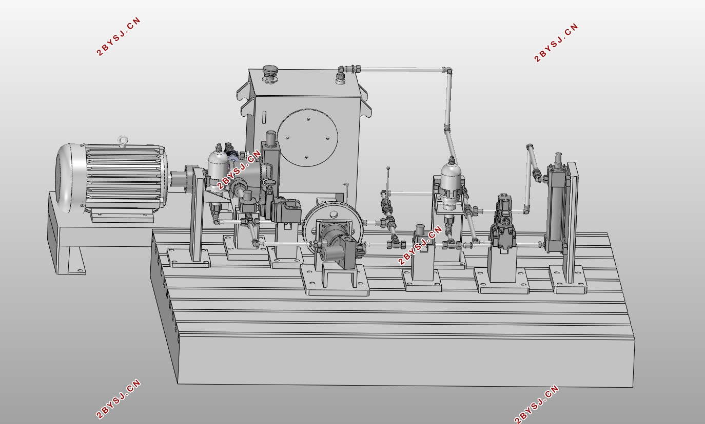 液压变压驱动器设计(含CAD图,SolidWorks三维图)