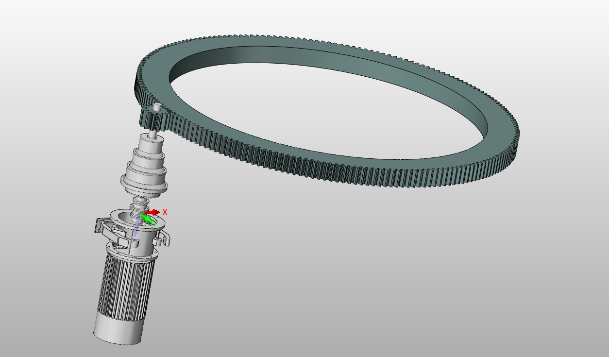 MQ4040单臂架门座起重机回转机构设计(含CAD图,SolidWorks三维图)