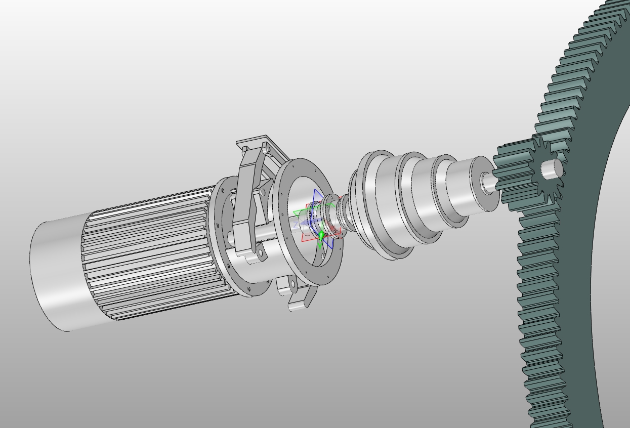 MQ4040单臂架门座起重机回转机构设计(含CAD图,SolidWorks三维图)