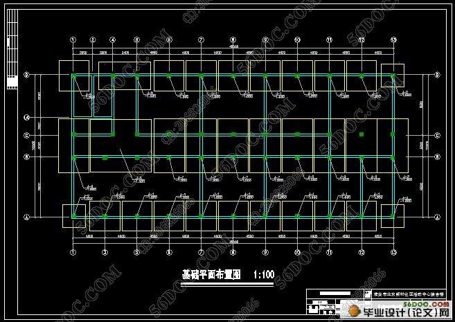 五层4750平米框架结构实验学校宿舍楼设计