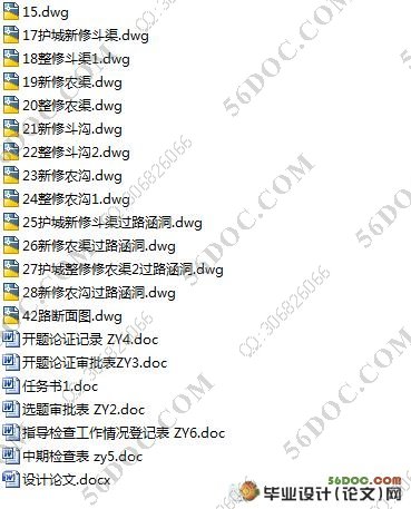 华容县新建土地整理项目农田水利工程设计(附CAD图纸)