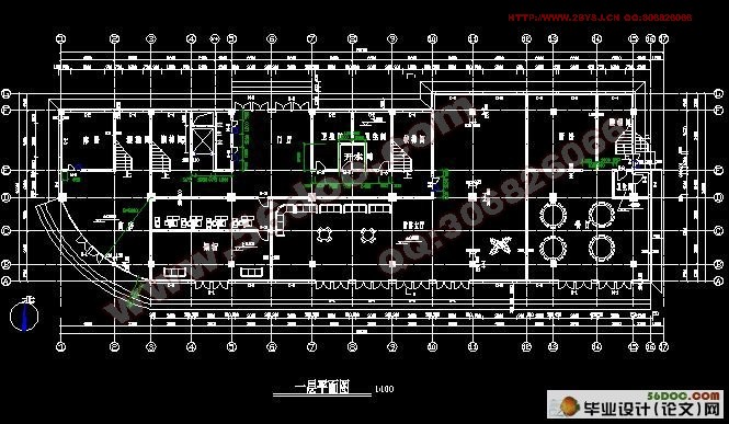 唐山市兴达房地产公司五层4000平米综合办公楼设计