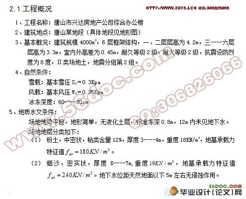 唐山市兴达房地产公司五层4000平米综合办公楼设计