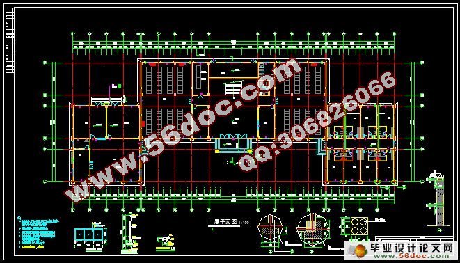 部队三亚工作站办公楼工程施工图预算(附CAD图纸,造价,工程量计算)