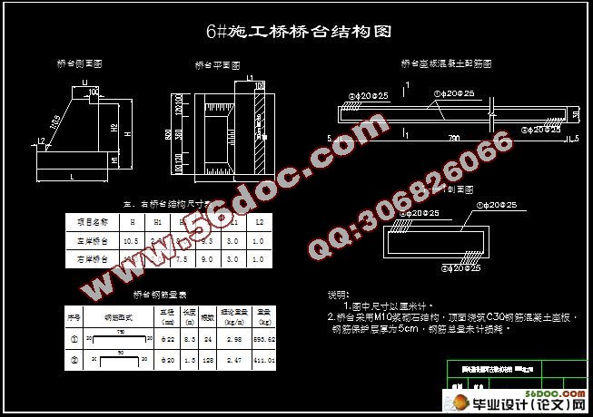 古城电站调压井投标书编制(工程量计算,CAD结构图,平面布置图)