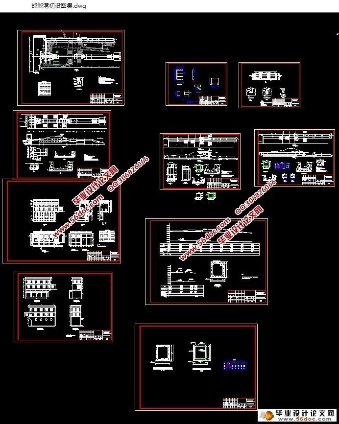 邯郸港泵站更新改造工程设计(含CAD图)
