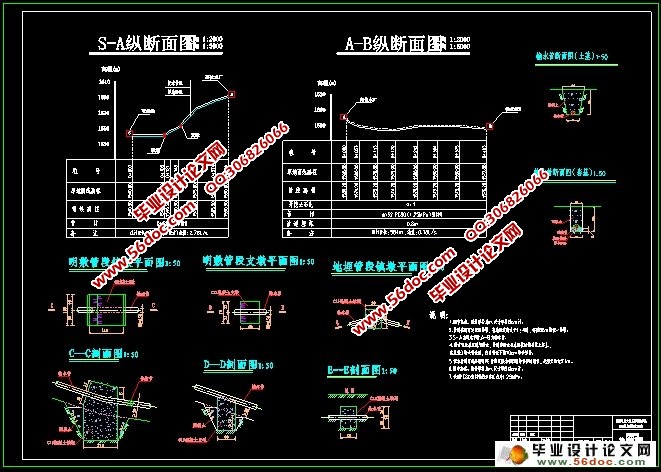贵州省大方县兴隆乡青杠村饮水工程设计(含CAD图)