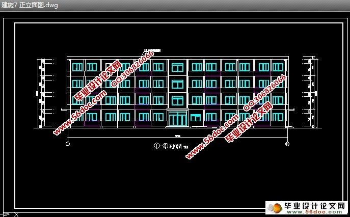四层3878平米职工宿舍楼框架结构设计