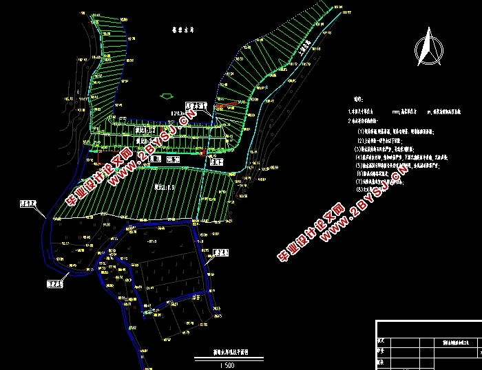 藕塘水库除险加固工程设计(含CAD图)