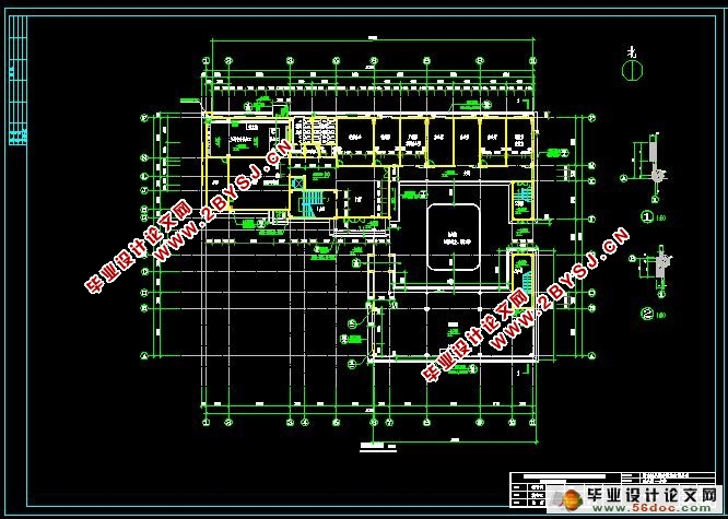 四层框架结构小学教学楼工程施工图预算(附CAD图纸,工程量清单,统计表)