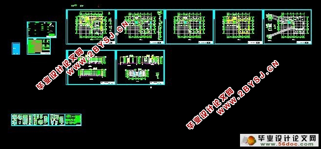 四层框架结构小学教学楼工程施工图预算(附CAD图纸,工程量清单,统计表)