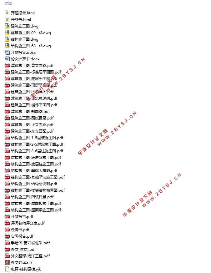 六层7750平米成都金牛区某高级中学教学楼设计(建筑图结构图)